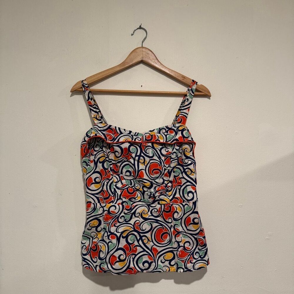 Cabi Art Abstract Womens Tank Top Size 6